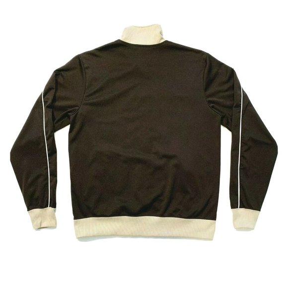 Hurley Full Zip Track Jacket Activewear Sweatshirt Bomber‎ Colorblock Brown S - Picture 6 of 12